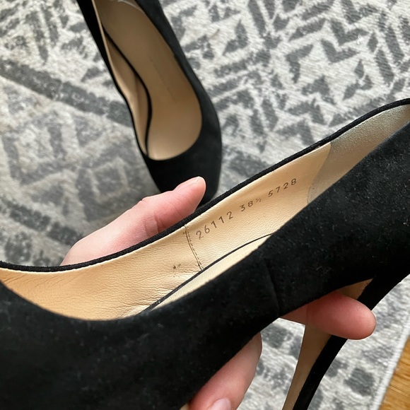 Giuseppe Zanotti black suede platform high heel stiletto - Picture 3 of 10